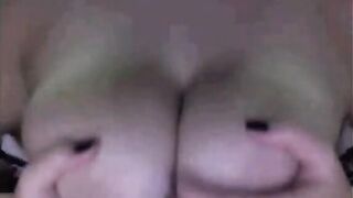 Omegle Women Teases Her Tits