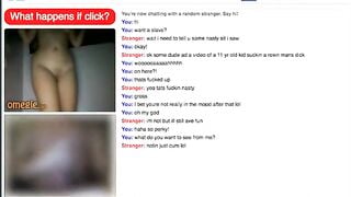 Omegle Blonde Shakes Her Tits And Spreads Cheeks
