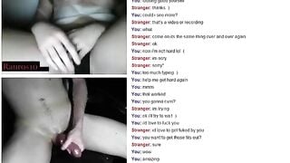 Omegle Hot Girl Cums for Me