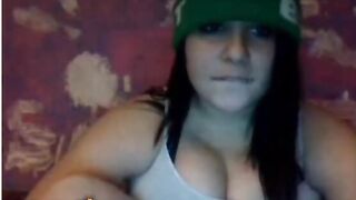 Chubby Brunette With Massive Tits On Omegle