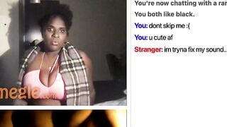 Omegle Thick Black Girl Twerks For Bbc