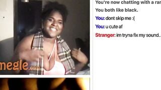Omegle Thick Black Girl Twerks For Bbc