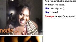 Omegle Thick Black Girl Twerks For Bbc