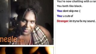 Omegle Thick Black Girl Twerks For Bbc