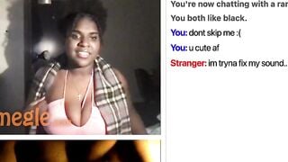 Omegle Thick Black Girl Twerks For Bbc