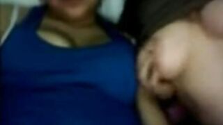 Two Omegle Girls Playing With Tits And Each other