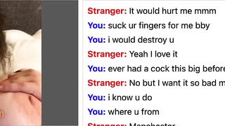 Omegle White Slut Wants Bbc Inside Her