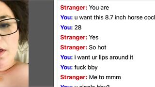 Omegle White Slut Wants Bbc Inside Her