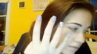 Omegle Girl With Big Boobs Playing For Big Cock