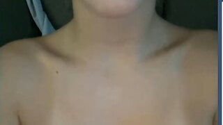 Big Tits Girl Masturbation and Helps Me Cum