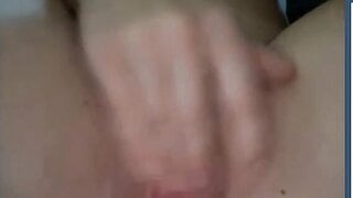 Big Tits Girl Masturbation and Helps Me Cum