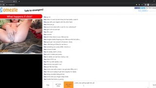 Omegle Blonde Asian Girl Loves Being Recorded