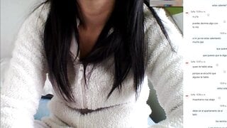 Omchater Skype Latina Masturbates