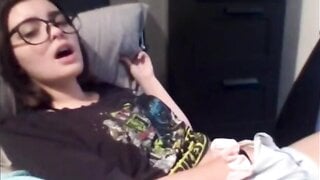 horny nerdy girl