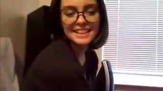 horny nerdy girl