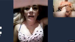 Amazing MILF in videochat