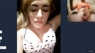 Amazing MILF in videochat