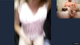 Amazing MILF in videochat