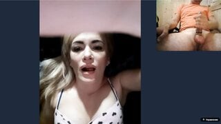 Amazing MILF in videochat