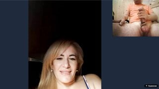 Amazing MILF in videochat