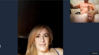Amazing MILF in videochat
