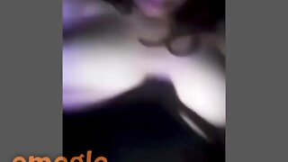 girl shows boobs and masturbates