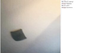 Omchater omegle hot girl shows her body