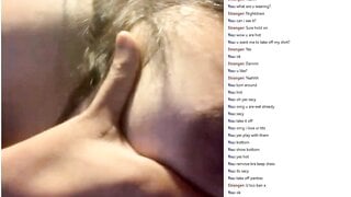 Omchater omegle hot girl shows her body