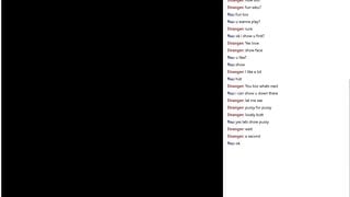 Omchater omegle hot teen masturbates
