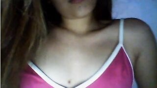 shy girl flashing tits