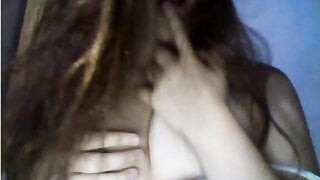 shy girl flashing tits