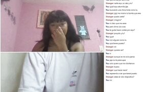Omchater omegle horny bunny masturbates