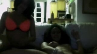 two teen girls fingering and fondling each other