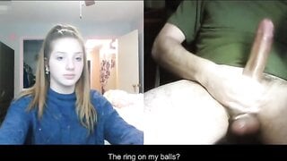 bossy teen demands cumshot