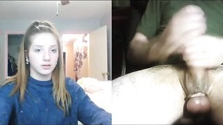 bossy teen demands cumshot