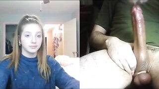 bossy teen demands cumshot