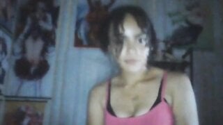 hot body beauty strokes dildo and cums