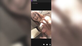 Cute Canadian 18yo girl showing her tits
