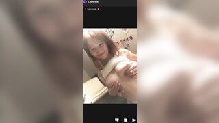 Cute Canadian 18yo girl showing her tits