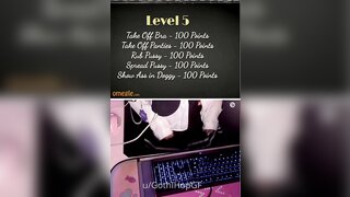 18 year old teen plays on omegle until titty fucking dildo for stranger