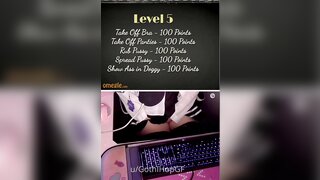 18 year old teen plays on omegle until titty fucking dildo for stranger
