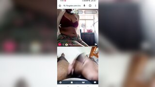 Big tits Indian strips