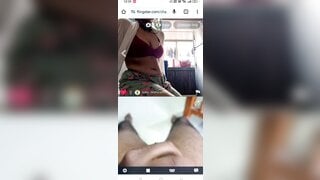 Big tits Indian strips