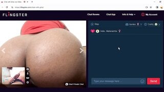 Indian baby shows ass and play for big cock
