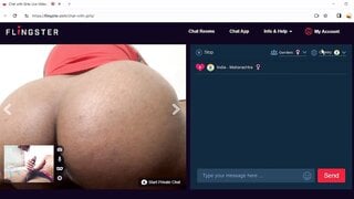 Indian baby shows ass and play for big cock