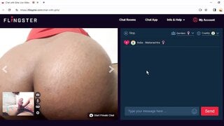 Indian baby shows ass and play for big cock
