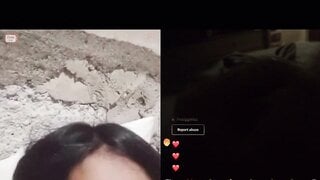 Cute asian flashes for dick
