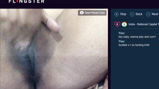 Indian with huge tits rubbing her pussy