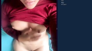 Omchater Flingster Mexican Lesbian Masturbates