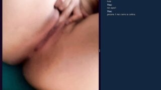Omchater Flingster Mexican Lesbian Masturbates